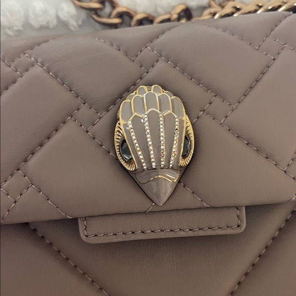 Kurt Geiger Tan Quilted Shoulder Bag - Picture 2 of 6